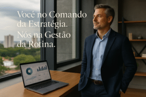 Empresário com visão estratégica em Manaus, beneficiado pelo serviço de BPO Financeiro da Habreu Contabilidade.